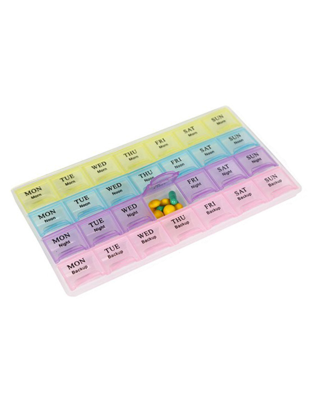 YouBella Jewellery Organiser Medicine Organizer Pill Organizer Reminder Storage Box 28 Days